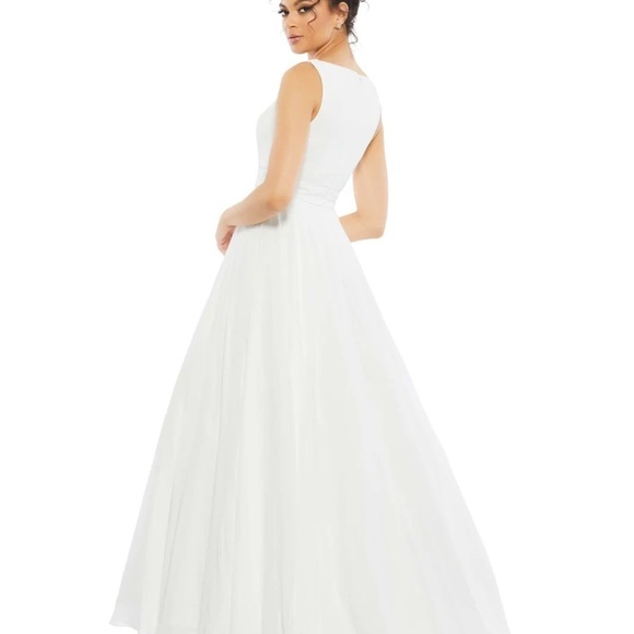 Mac Duggal 55272 NWT LAYERED TULLE CHIFFON BALL GOWN - Picture 2 of 6